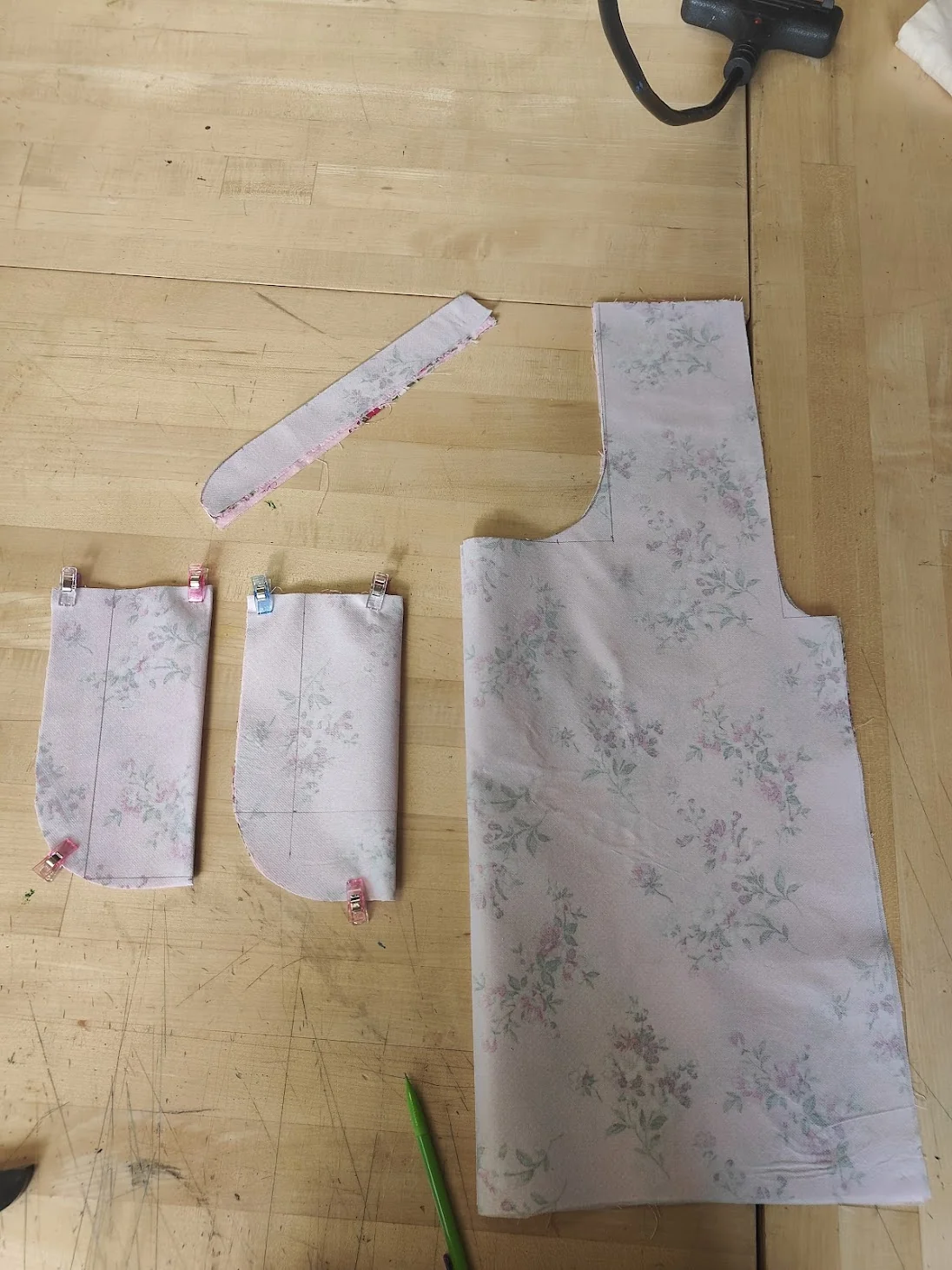 Cutting fabric